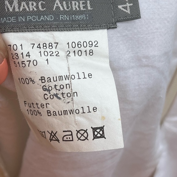 Marc Aurel A-line Skirt Size 44 (US14) - Picture 4 of 4